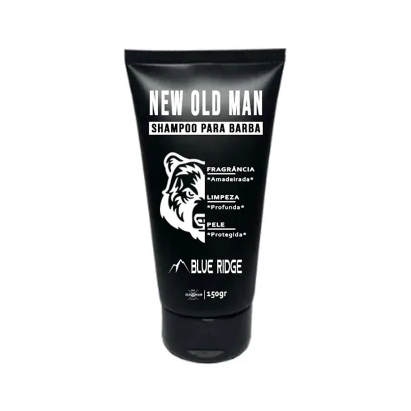 Shampoo Para Barba Blue Ridge New Old Man - 150Ml