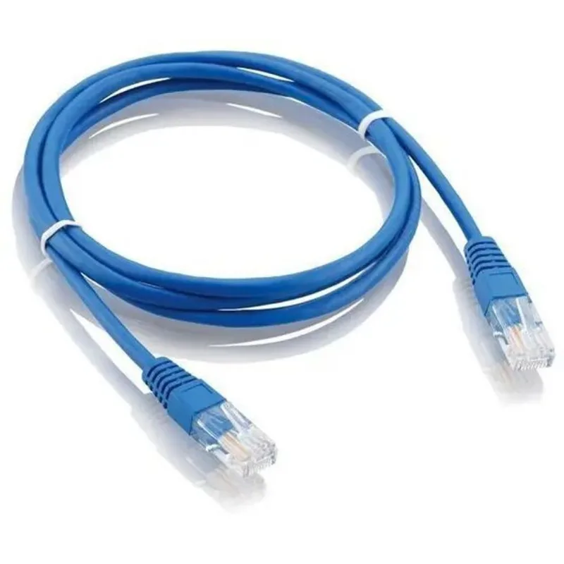 Cabo De Rede E Transmissão De Dados Cat6 1.5m Azul - Md9