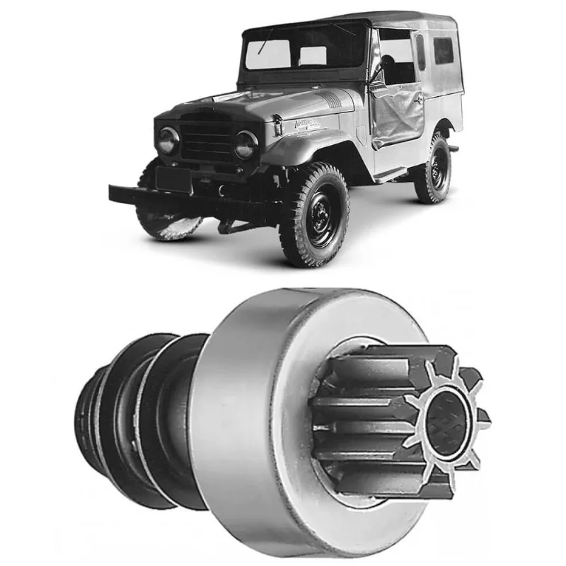 Bendix Impulsor Partida Bandeirante 68 A 2001 9 Dentes