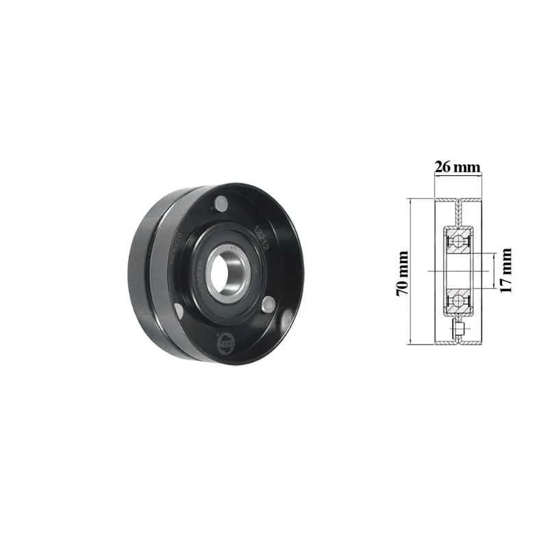 Tensor Correia Alternador F250 Ducato Frontier T4 TD 2.8 01/ Celta Zen