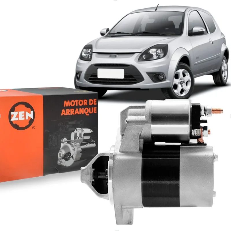Motor Partida Fiesta Ka 1.0 Rocam 1999 até 2014 Zen