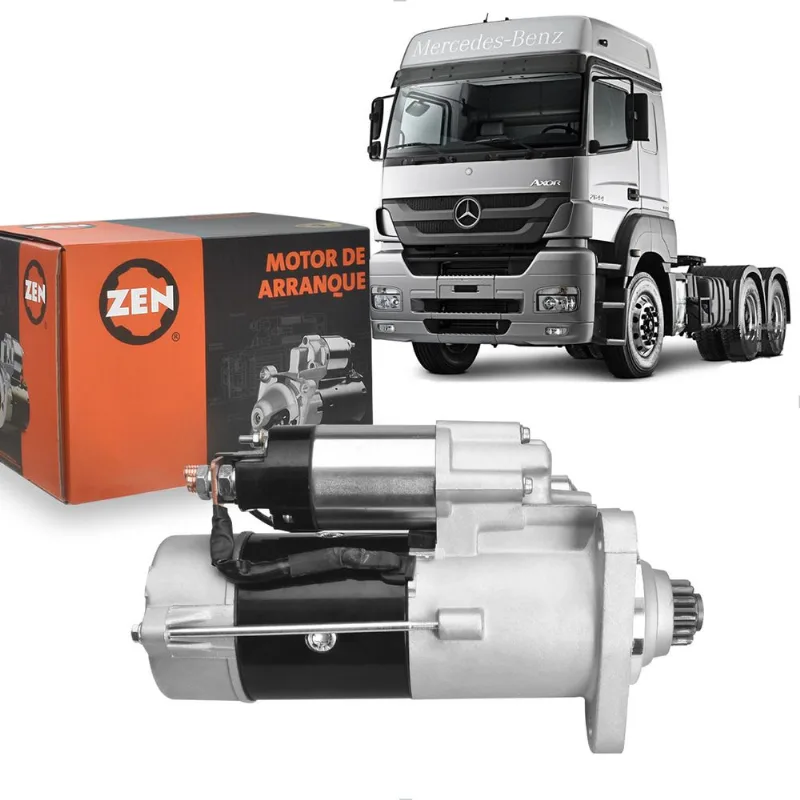 Motor Partida Axor 11.7 12.0 Turbo Diesel 2005 até 2022 Zen