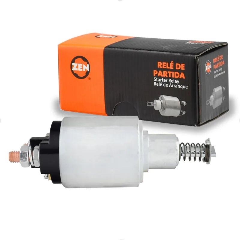 Automático Motor Partida JF 12V com Ponta Garfo Pistão Metal Zen