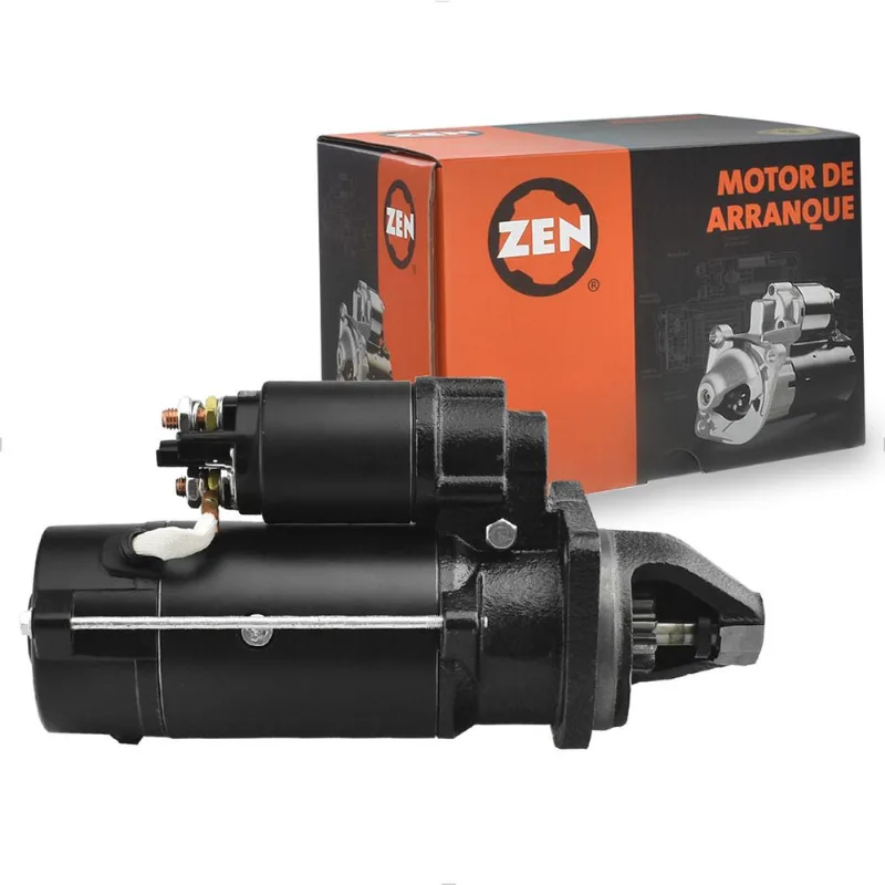 Motor Partida para Trator Valmet Massey Ferguson 12V com Redução Zen
