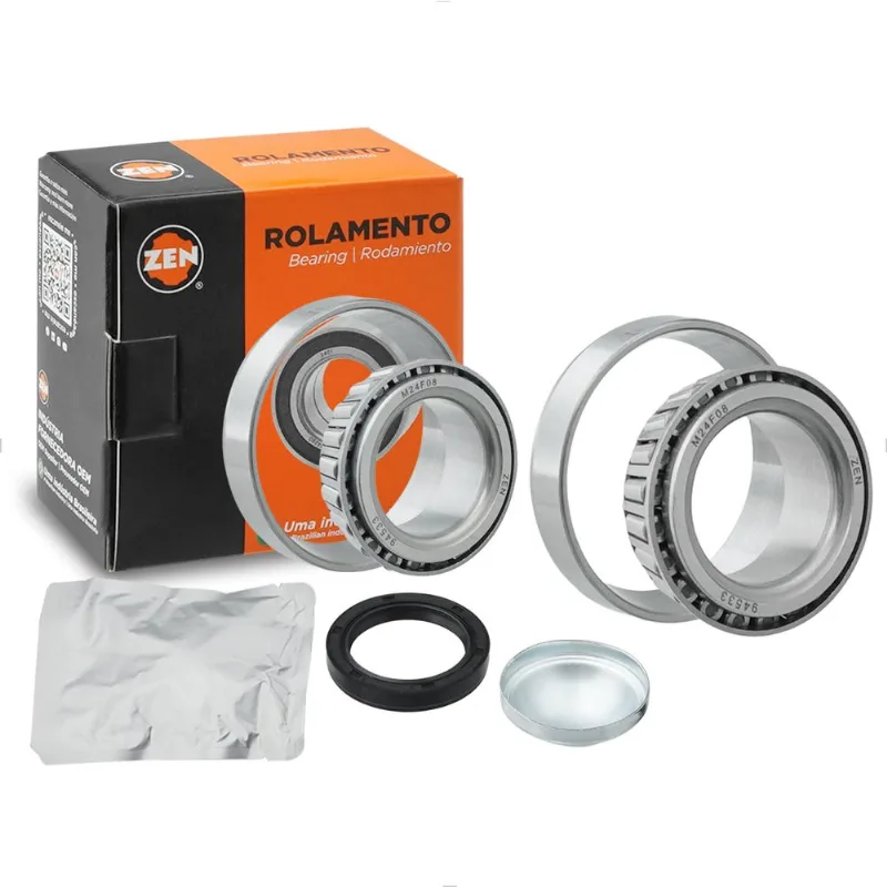 Kit Rolamento Roda Traseira Fiesta Ka 1.0 1.3 1996 até 2007 Sem Freio ABS Zen