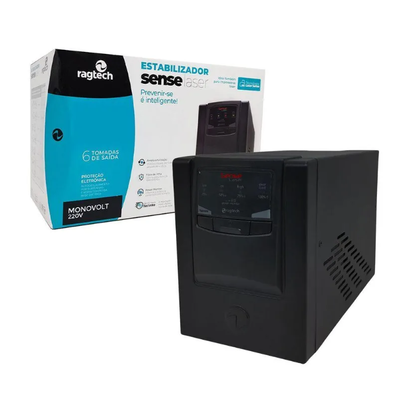 Estabilizador Ragtech Sense Laser 2000va Monovolt 220v/220v