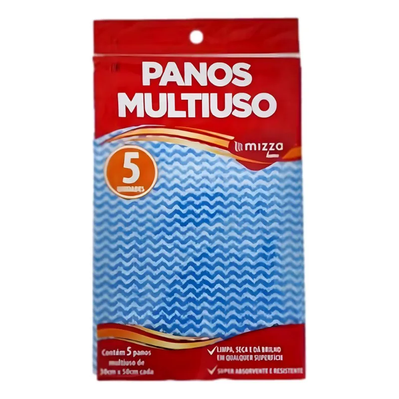 Pano Multiuso Anadri 50x30cm C/5 Unid - Anadri