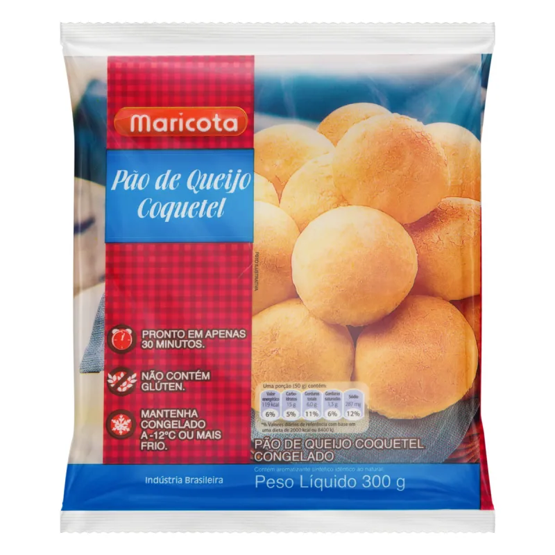 PAO QUEIJO MARICOTA COQUETEL - COQUETEL