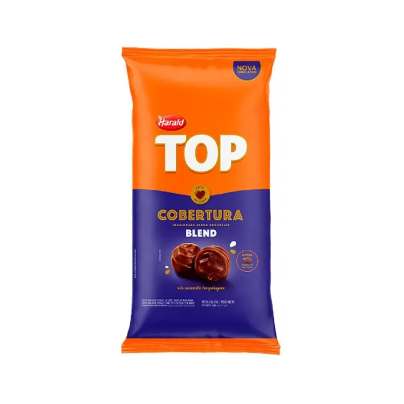 Cobertura Top Fracionada Sabor Chocolate Blend 2,05kg Harald - Não Informado