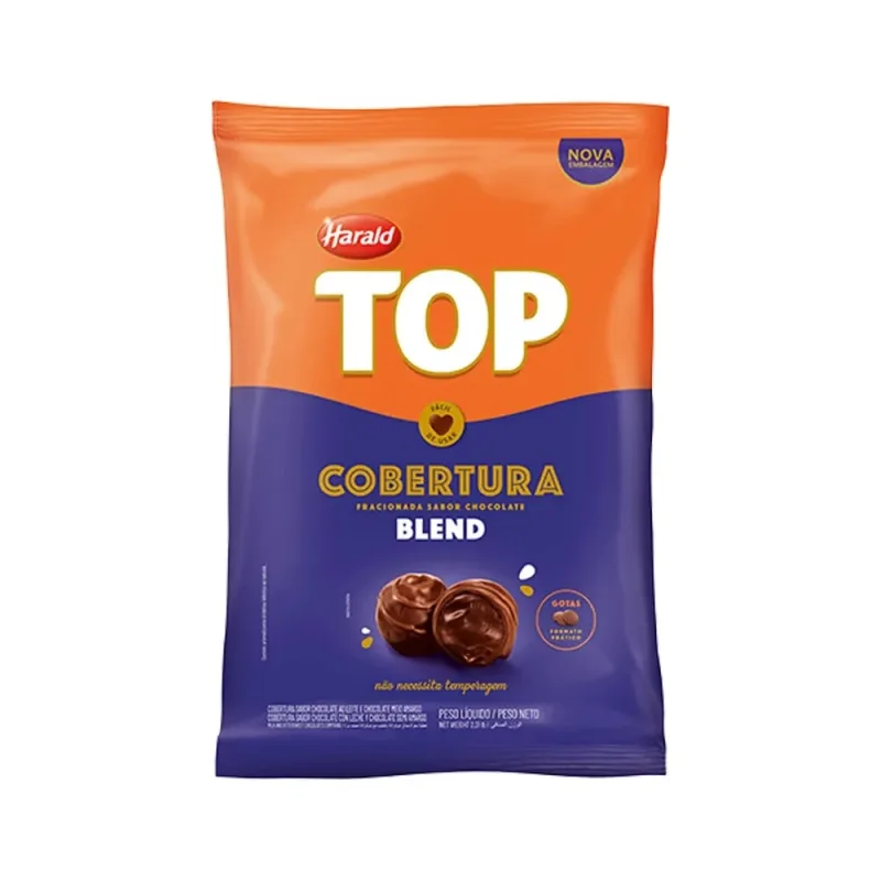 Cobertura Fracionada Top Blend Gotas 1,01kg Harald - Não Informado - Mercearia