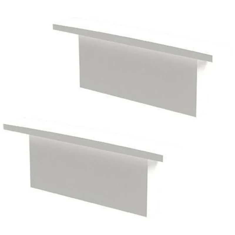 Presilha Para Perfil Taschibra 9X24Mm Com 2 Peças Branco