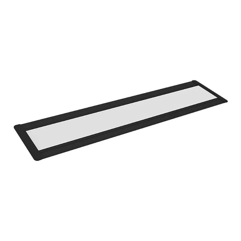 Luminária Led Taschibra Tl Slim 20 De Embutir 40W Bivolt Preta 3000K Luz Amarela