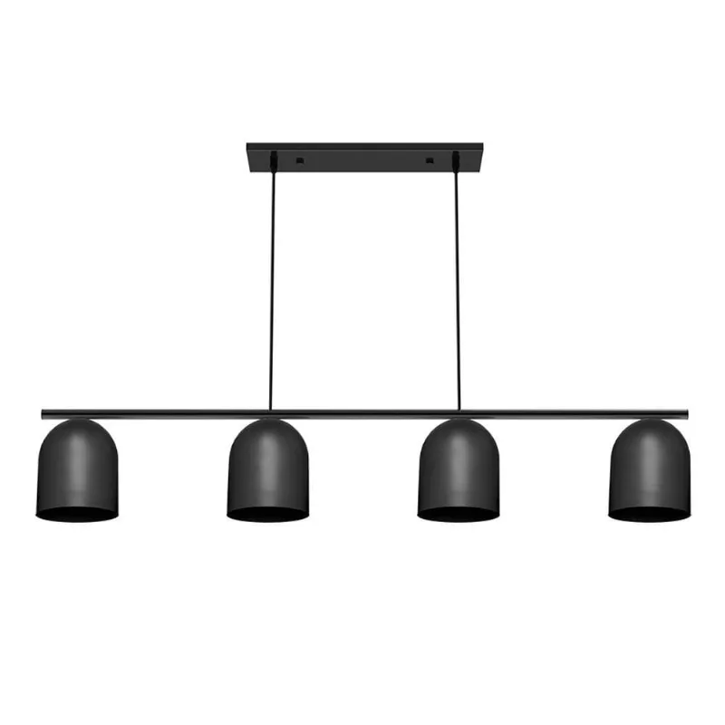 Lustre Pendente Taschibra Folk E27 Bivolt U Preto Unica 02110284-18 - TASCHIBRA