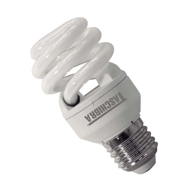 Lâmpada eletrônica fluorescente compacta espiral 11W 127V 2700K T2 Full Taschibra