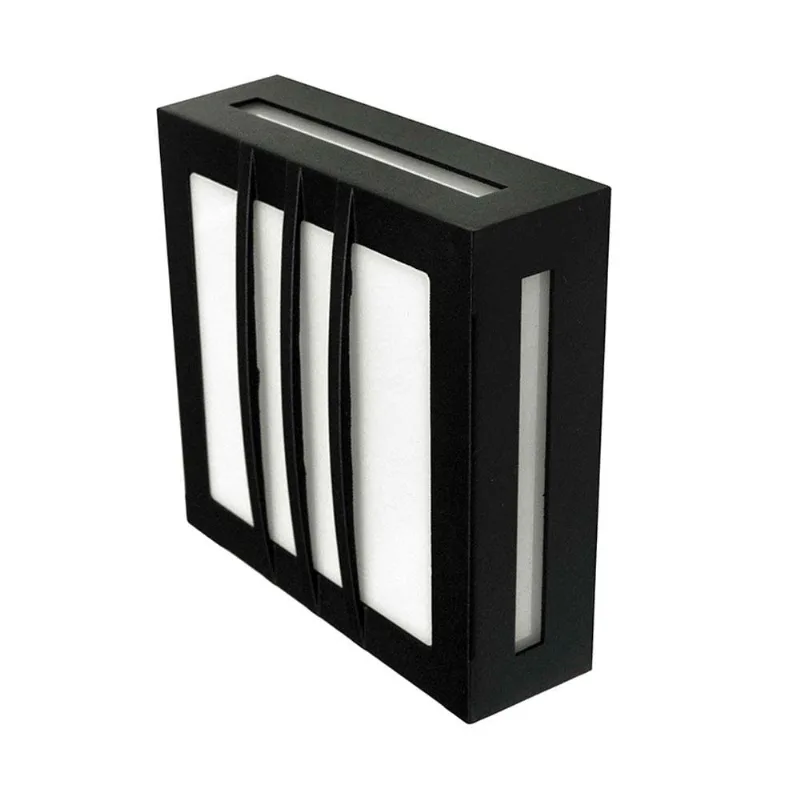 Balizador de alumínio para 1 lâmpada G9 3W 5000K 220V TBQ 20 preto Taschibra - TASCHIBRA