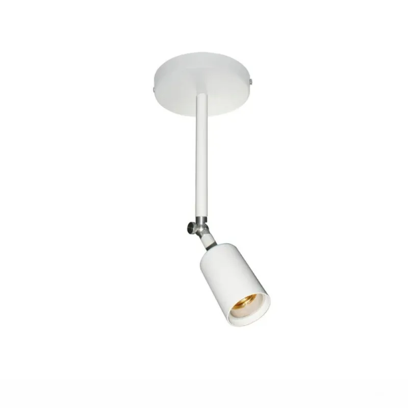 Luminária Plafon Pointer 1xe27 Branca Taschibra 60w Alumínio