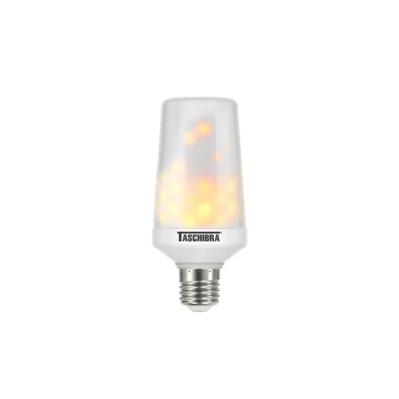 Lâmpada Led Taschibra Flamejante E27 Autovolt 5w Âmbar