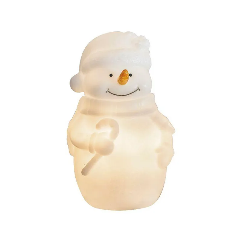 Enfeite Natal Boneco De Neve Led Chuvisco A Pilha Taschibra - TASCHIBRA