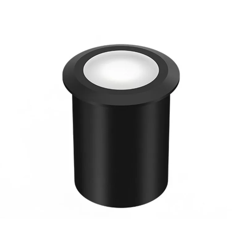 Balizador LED de Embutir Solo Base Taschibra Preto 3000K 2W - TASCHIBRA
