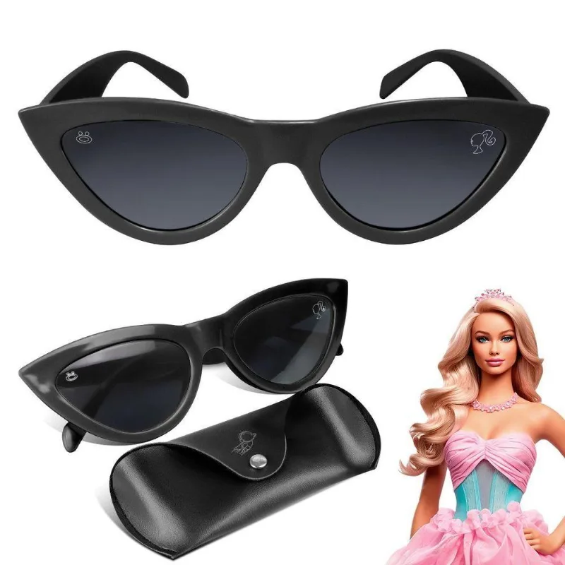 Oculos Sol Infantil Gatinho Vintage Barbie Criança + Case