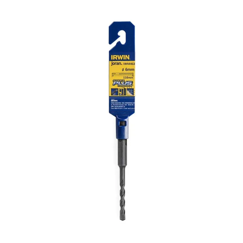 Broca para Alvenaria Plus Speedhammer 6x110mm Irwin SDS Plus Broca para alvenaria Plus Speedhammer 6x110mm Irwin