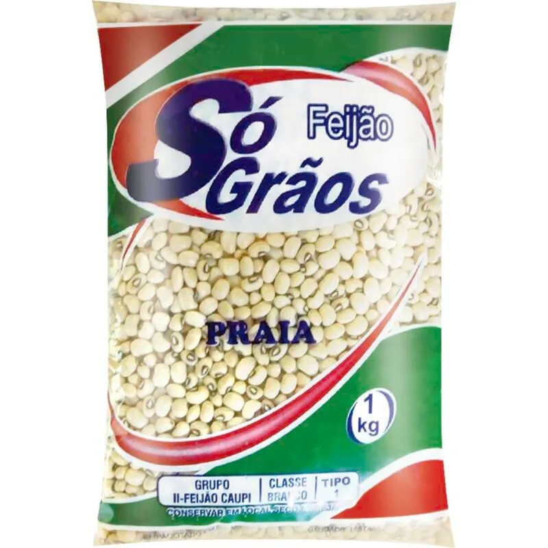 Feijão Praia Só Grãos 1kg
