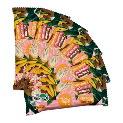 Kit 6x: Barra Frutas Banana E Polpa Cupuaçú Orgânica Selva E - Não Informado - Mercearia