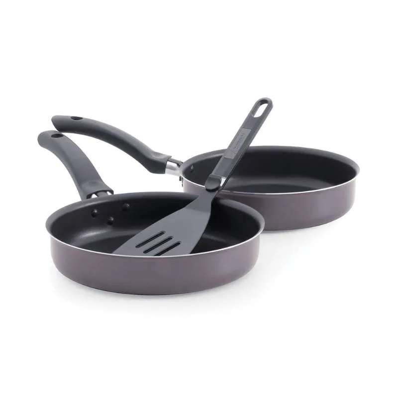 Kit De Frigideiras Com Espátula Enjoy Cinza - Alegrete
