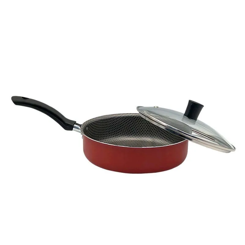 Frigideira Enjoy 20cm Qualidade E Praticidade Com Tampa De Vidro - OUTRAS - Utilidades Domesticas