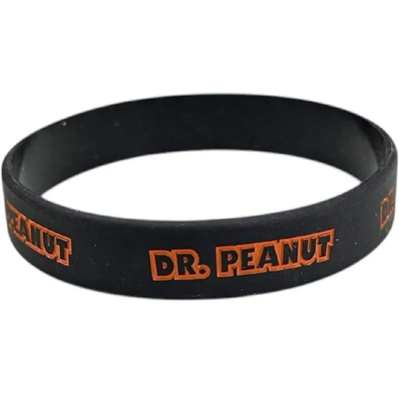 Pulseira De Silicone Dr Peanut Preta - Não Disponível - Relógios E Joias