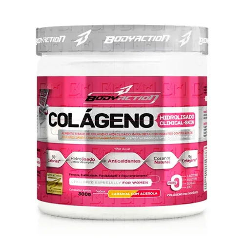 Colageno Clinical Abacaxi/hort 300g Body Action - BODY ACTION - Higiene E Beleza