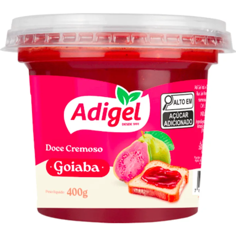 Doce Cremoso Adigel Goiaba 400g