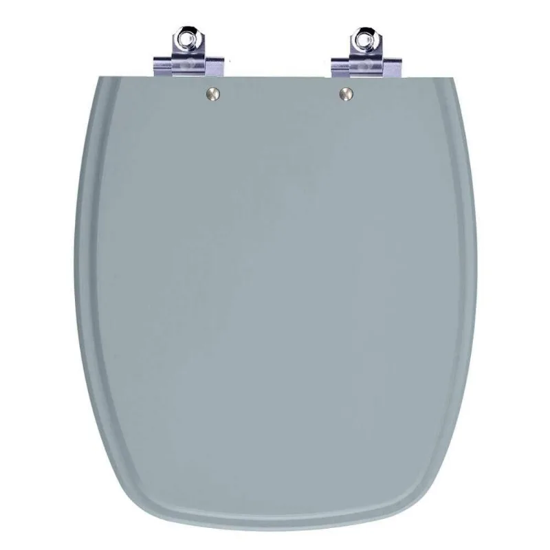 Assento Sanitário Laqueado Soft Close Stylus Cinza Perola Para Vaso Celite