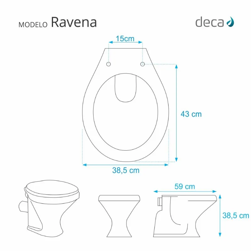 Assento Sanitario Poliester Ravena Vermelho Translucido Para Vaso Deca