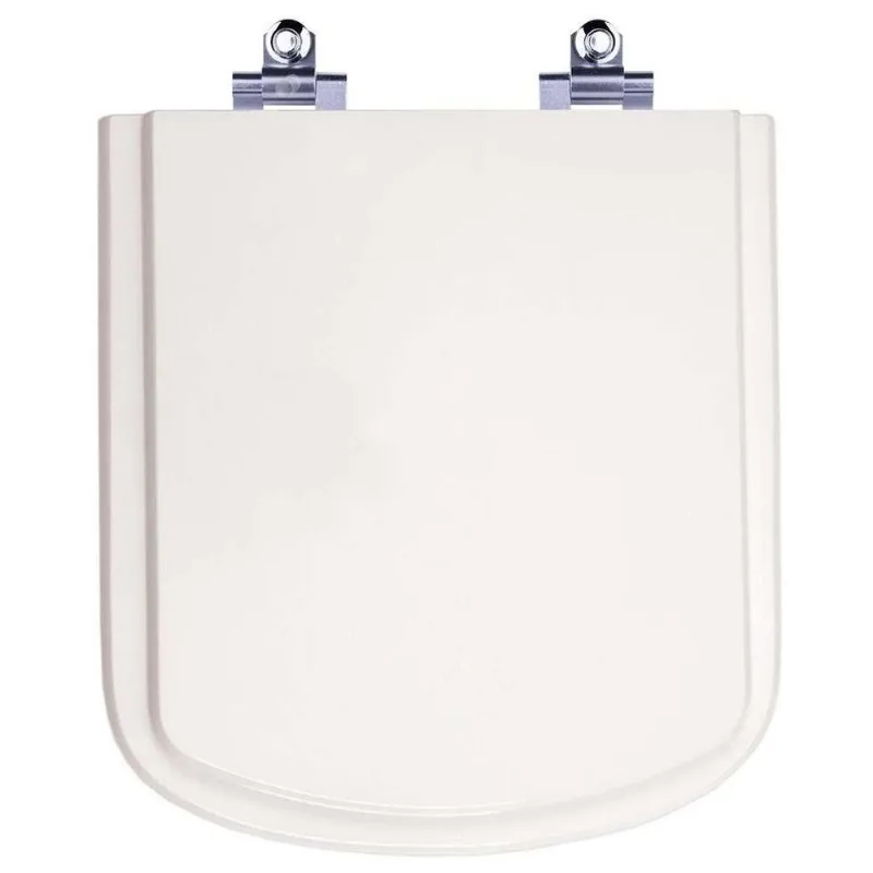 Tampa De Vaso Laqueado Com Amortecedor Dama Senso Branco Para Vaso Roca 6lpf