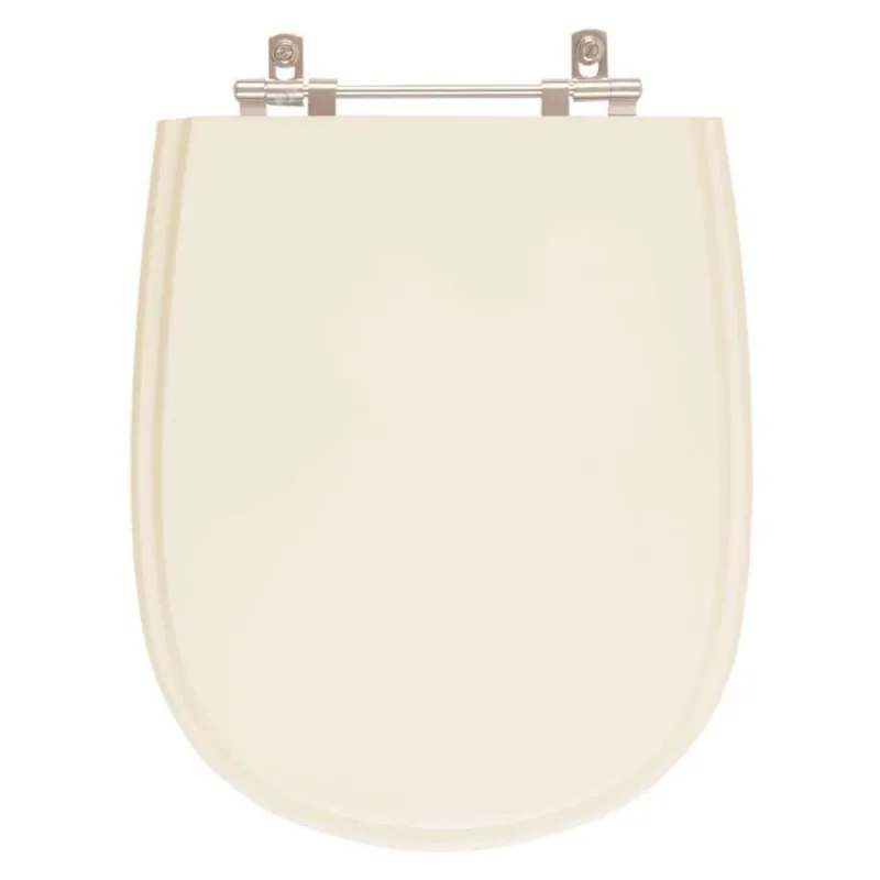 Assento Sanitario Poliester Paris Bone (bege Claro) Para Vaso Ideal Standard