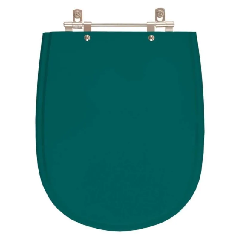 Assento Sanitário Poliester Paris Verde Amazonia Para Vaso Ideal Standard