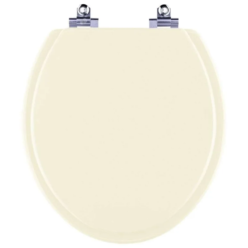 Assento Sanitário Classica Pergamon Alongado Plástico Fechamento Suave Bege Pontto Lavabo - Pontto Lavabo