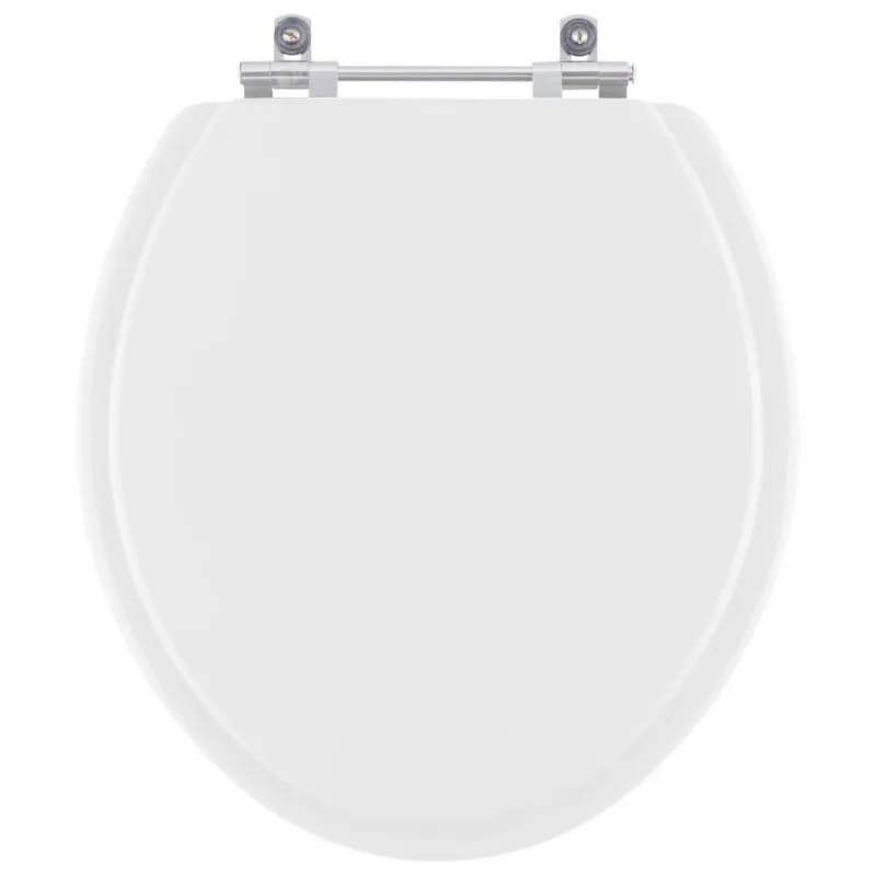 Tampa De Vaso Acrilico Diamantina Branco Para Bacia Icasa 6lpf