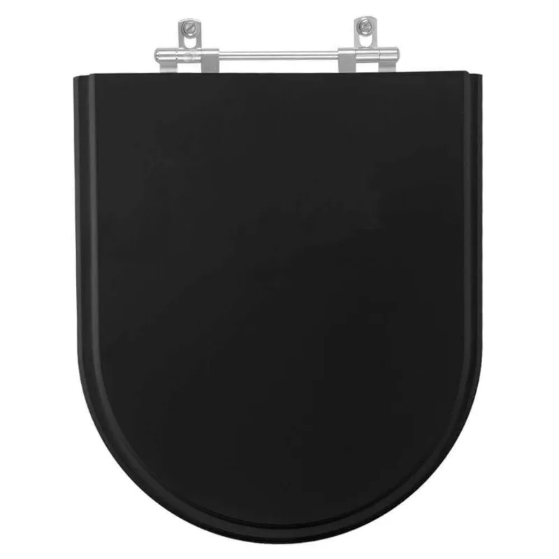 Assento Sanitário Firenze Preto Para Vaso Icasa