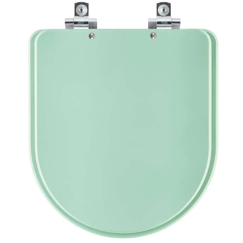 Assento Sanitário Soft Close Jasmim Verde Claro Para Vaso Fiori
