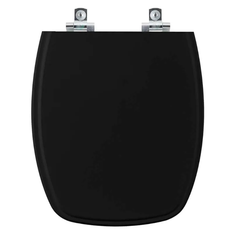 Assento Sanitário Soft Close Primula Plus Preto Para Vaso Fiori