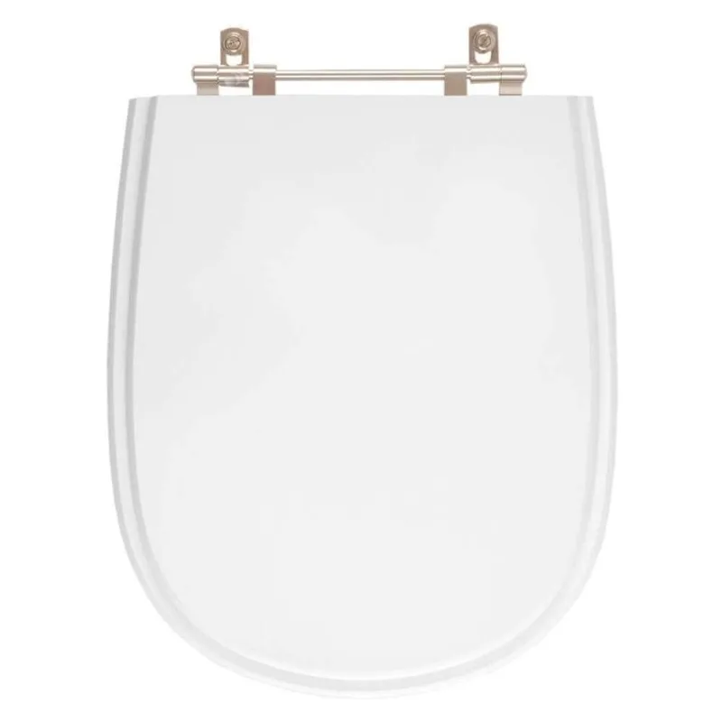 Tampa De Vaso Poliéster Paris Branco Para Bacia Ideal Standard