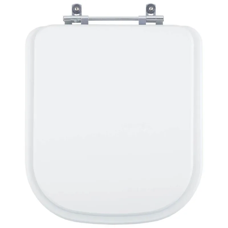 Tampa De Vaso Poliéster Polo Branco Para Bacia Deca P41
