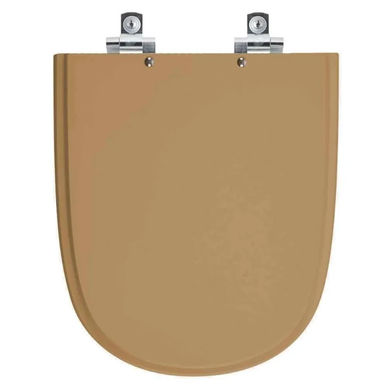 Assento Sanitário Soft Close Ezedra Amendoa Para Vaso Ideal Standard