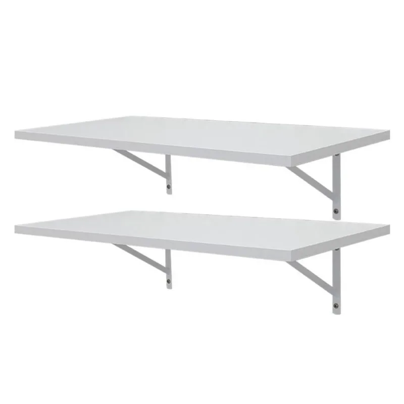 Prateleira Kit 2 70X25CM MDP Suporte Invisível Organizador Moderno Sala Branco Mercado - OUTRAS - Agro