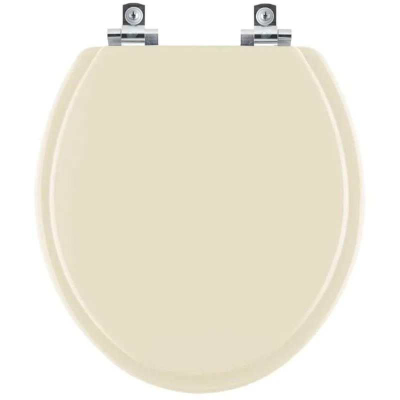 Assento Sanitário Soft Close Convencional Oval Marfim Para Vaso Celite