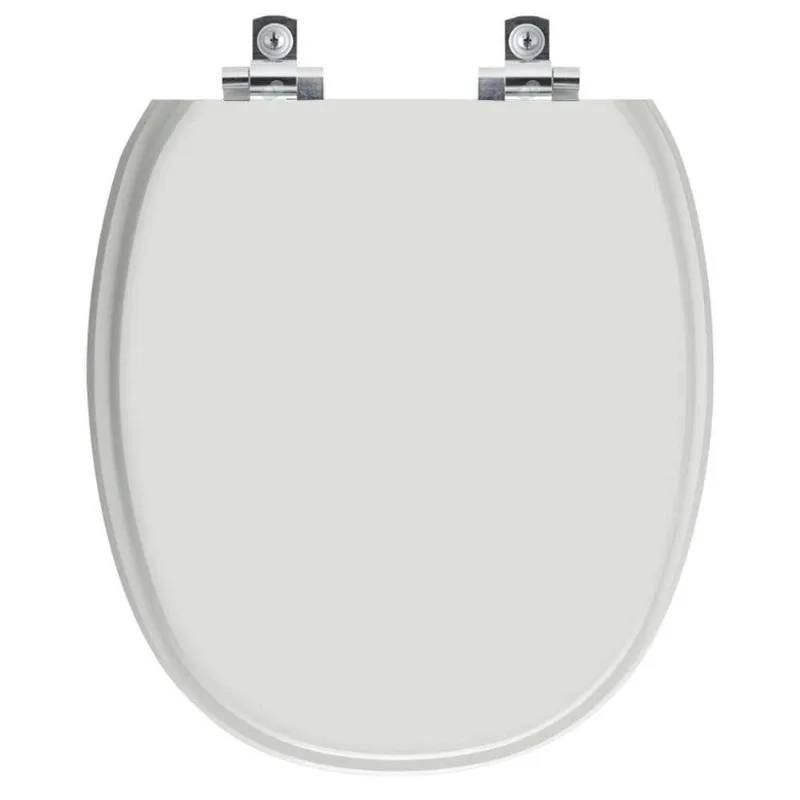 Assento Sanitário Soft Close Massima Cinza Platina Para Vaso Incepa