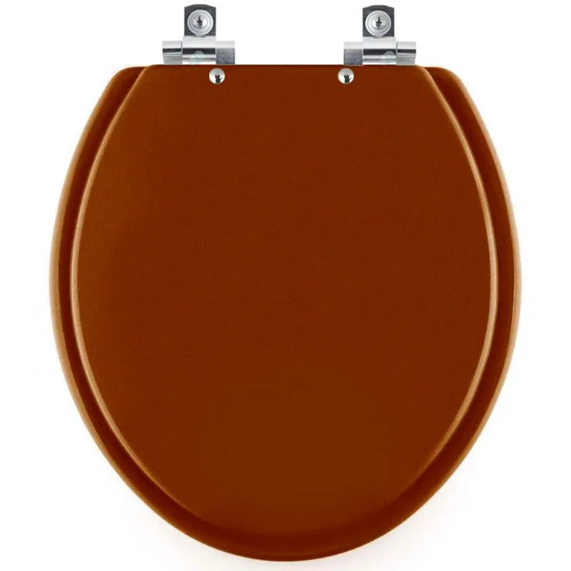 Assento Sanitário Soft Close Targa Caramelo Para Vaso Deca