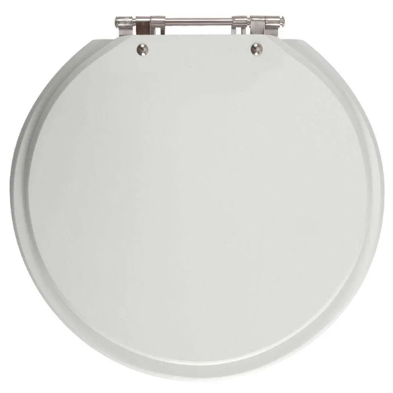 Assento Sanitario Poliester Futura Cinza Claro Para Vaso Hervy